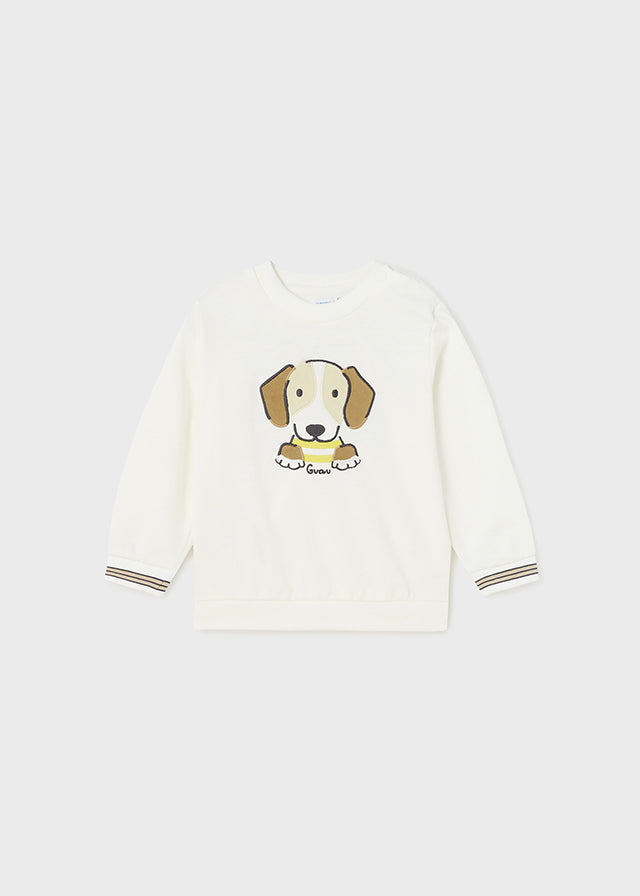 Conj. Pantalón felpa básico puños y Pullover sin capucha
