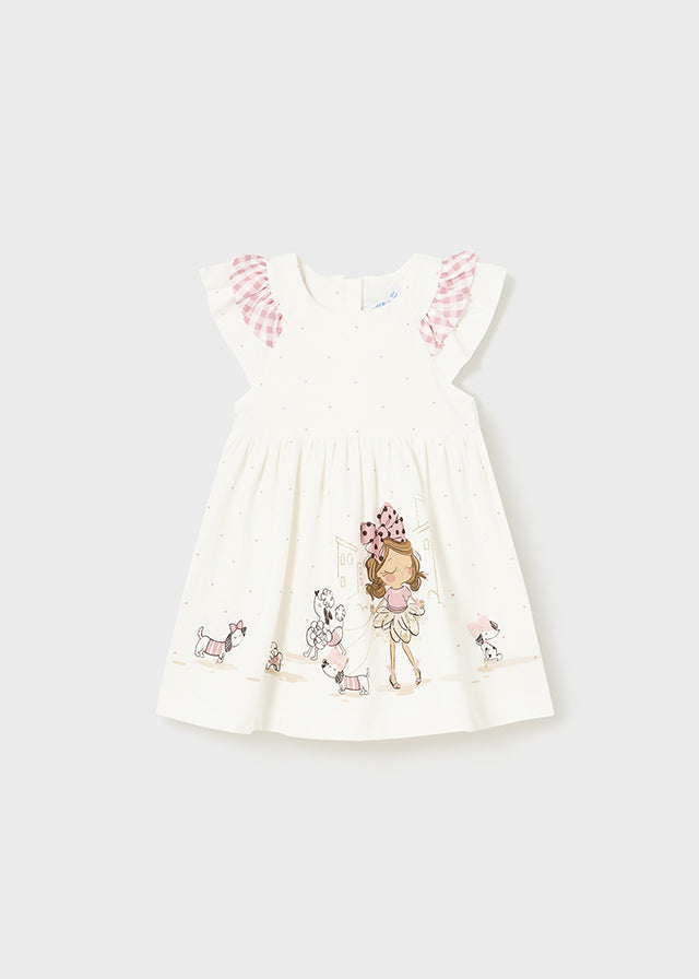 Vestido punto topos