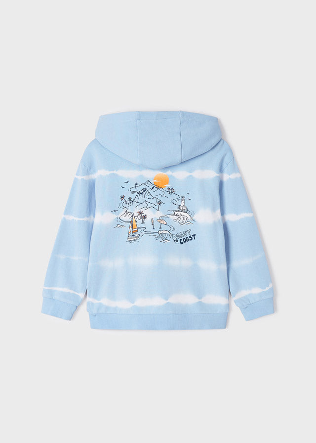 Conj. Pullover tie dye y Bermuda punto tie dye