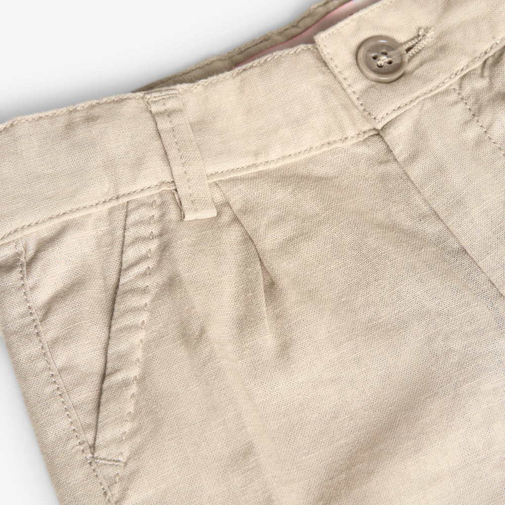 Bermudas Lino De Bebé Niño -Bci