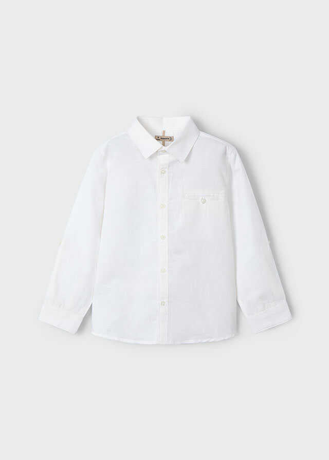 Camisa m/l lino