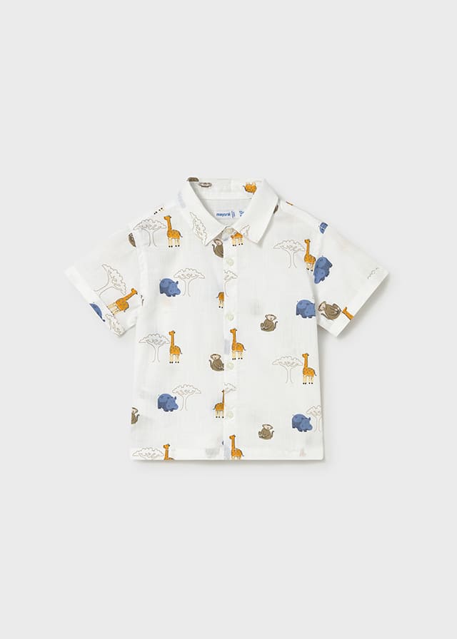 Camisa m/c estampada