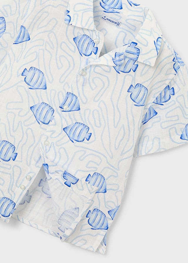 Camisa m/c estampada
