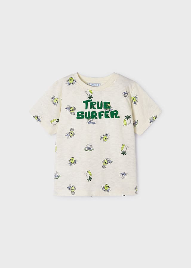 Camiseta m/c estampada