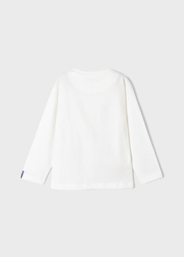 Camiseta m/l embossed