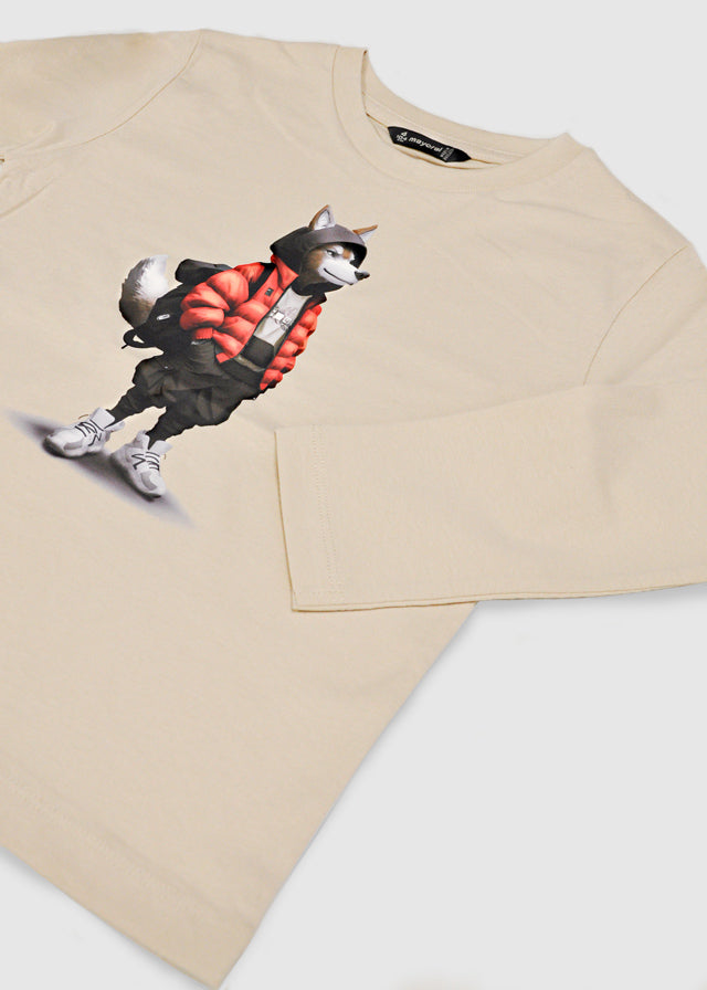 Camiseta m/l wolf