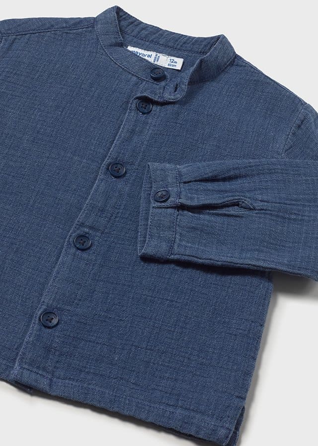 Conj. Camisa m/l y Bermuda bambula tejanera