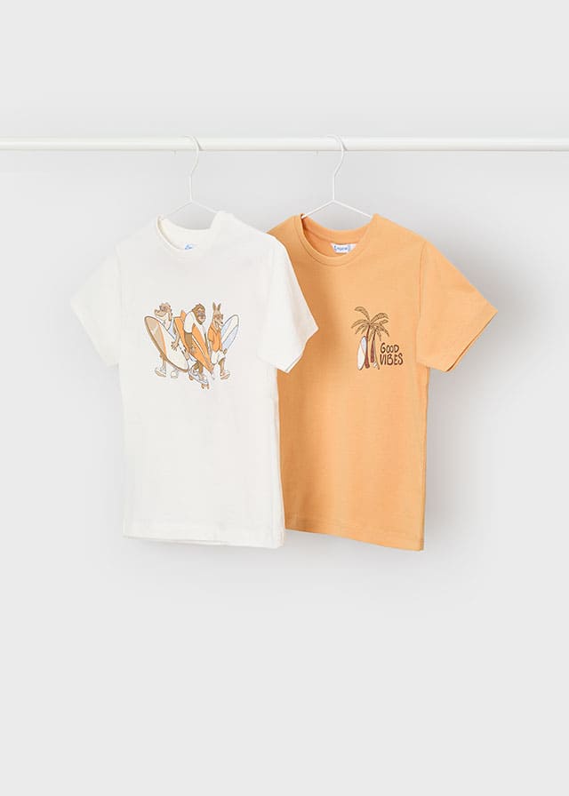 Conj. Set 2 camisetas y Bañador Bermuda Estampado
