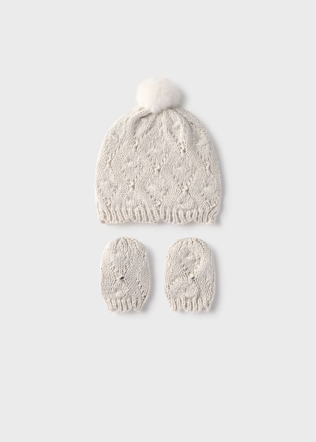 Conj. gorro y manoplas