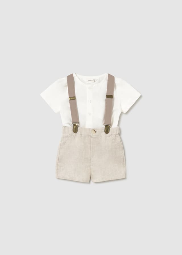 Conj. pant. corto y camisa