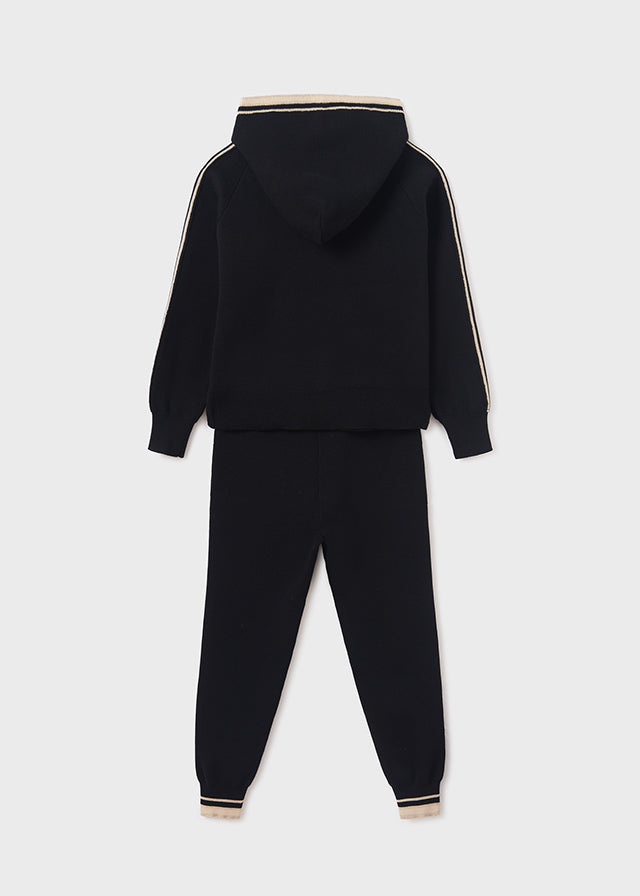 Conj. pantalon largo tricot