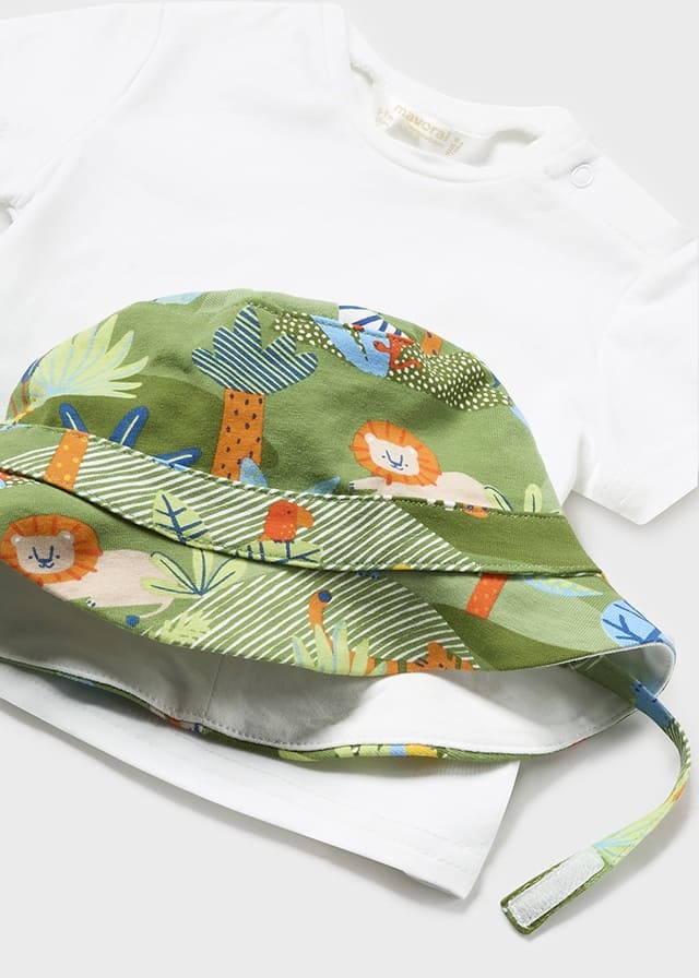 Conj. peto estampado punto