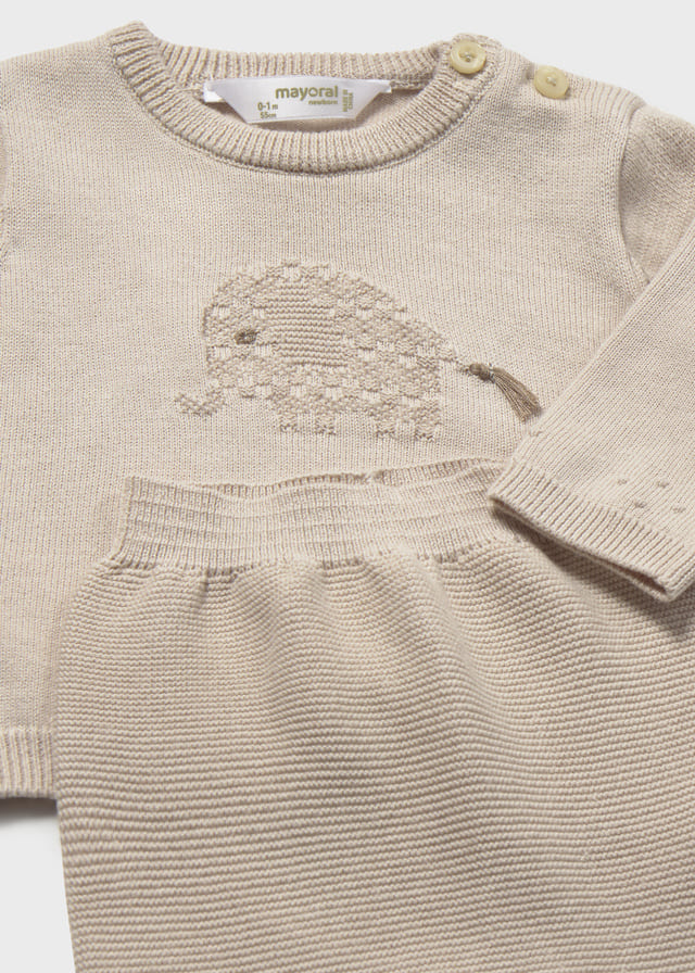 Conj. polaina tricot