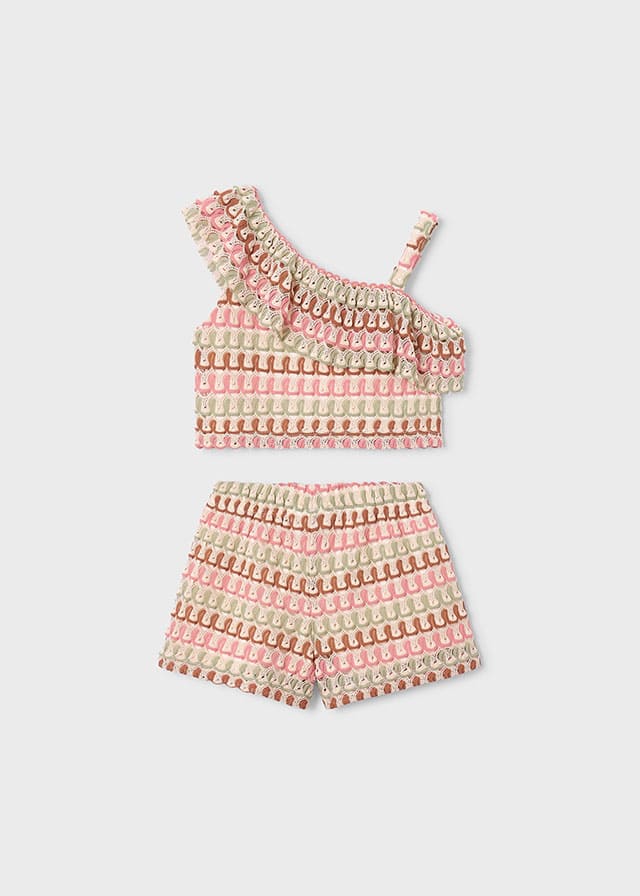 Conj. short punto fantasia