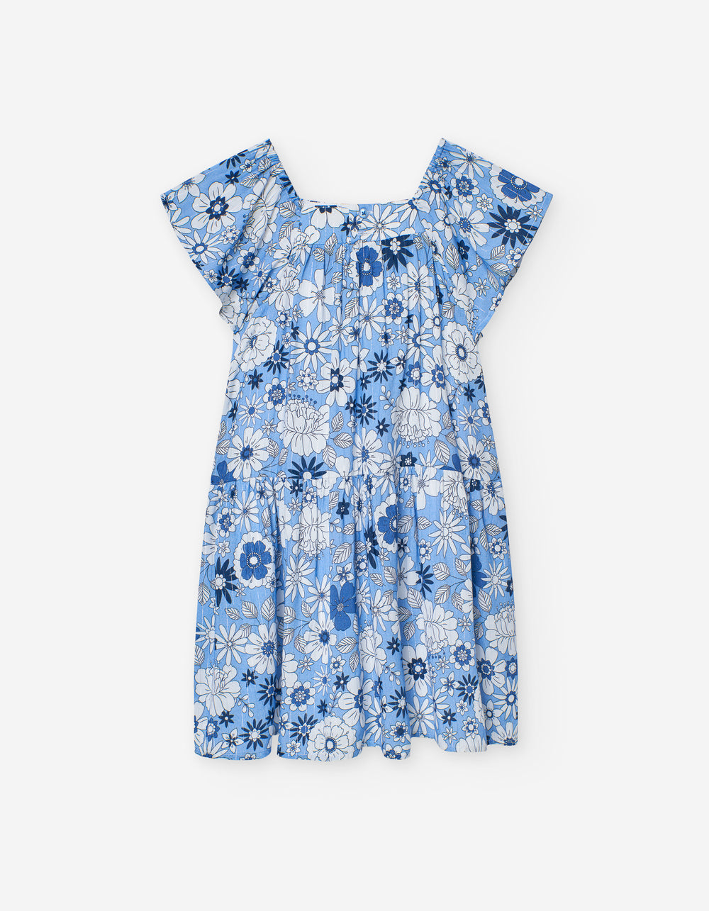 DRESS VOILE AOP