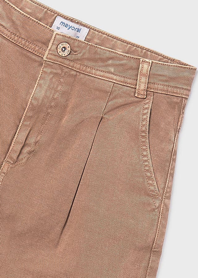 Pantalon largo sarga