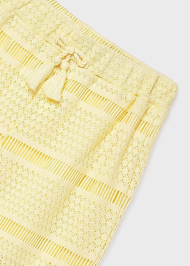 Pantalon largo tipo crochet