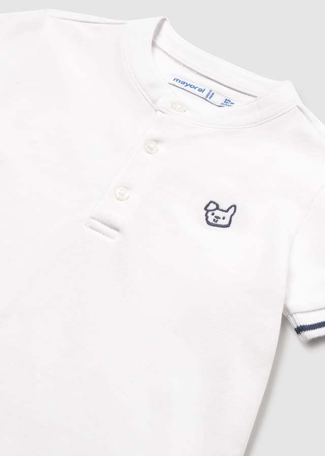 Polo m/c cuello mao