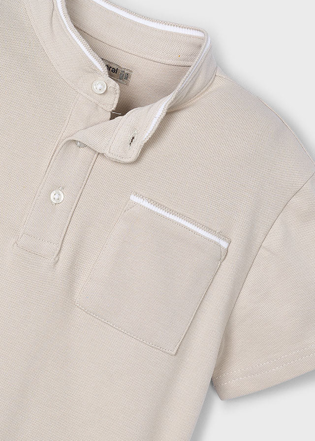 Polo m/c cuello mao