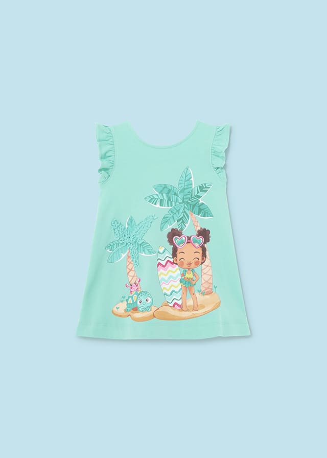 Vestido punto serigrafiado