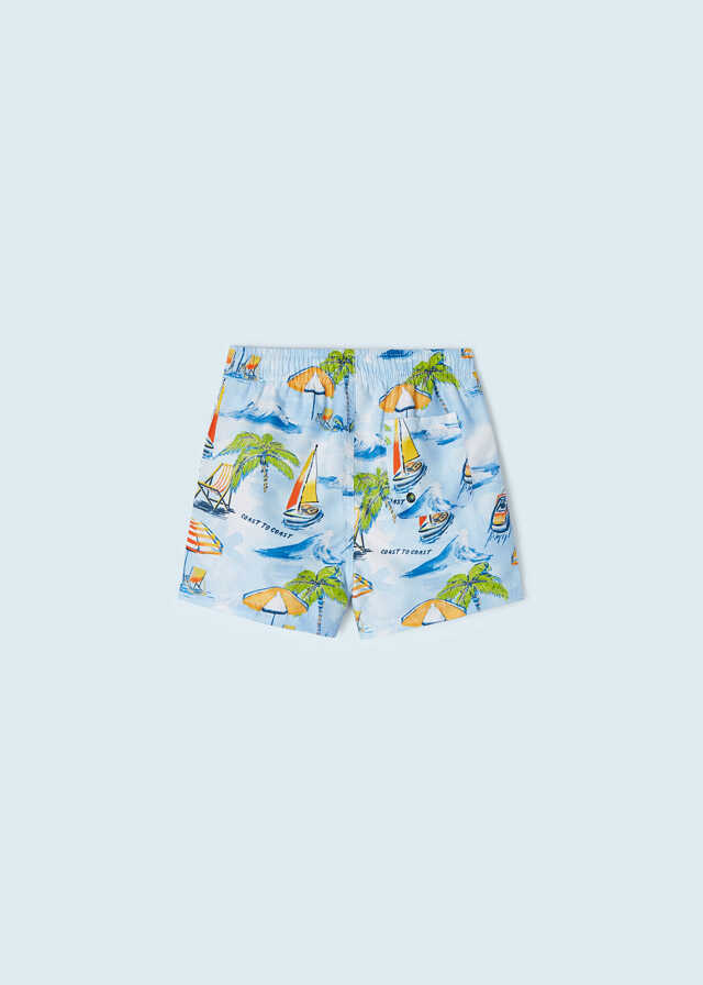 Bañador bermuda estampado