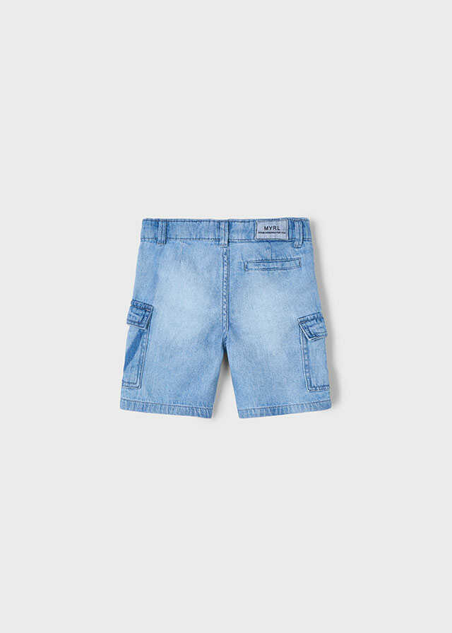 Bermuda denim cargo
