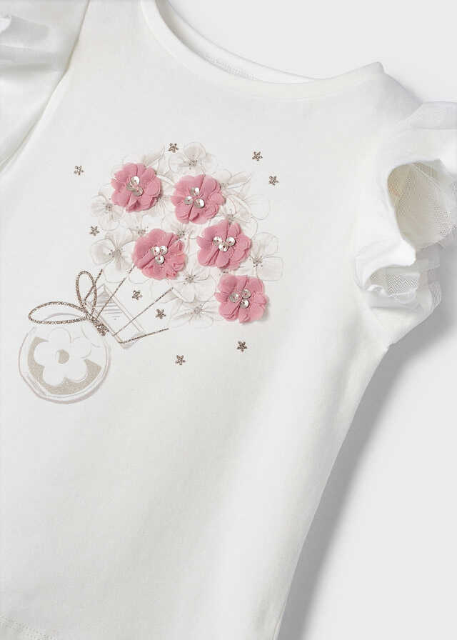 Camiseta m/c aplicaciones