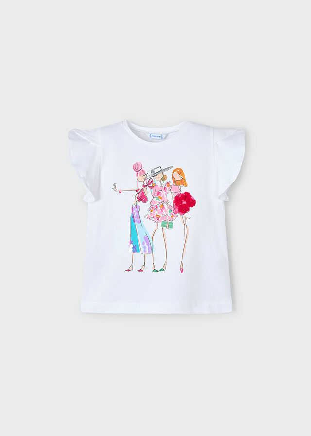 Camiseta m/c aplicaciones