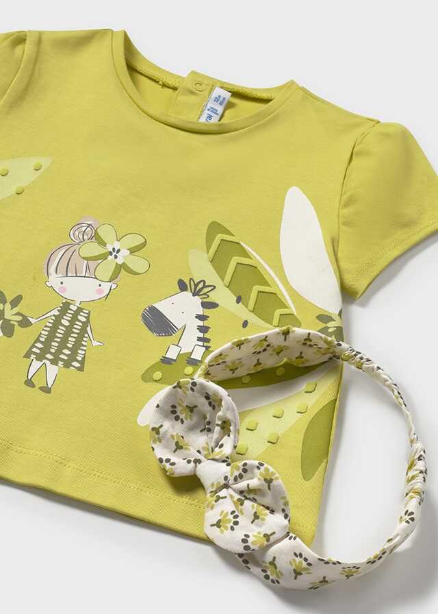Camiseta m/c con diadema