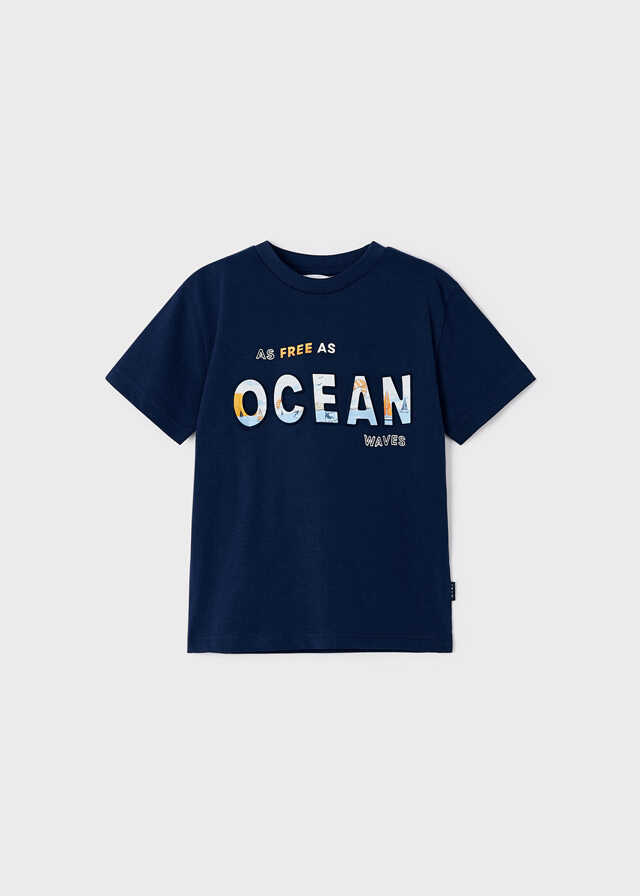 Camiseta m/c embossed