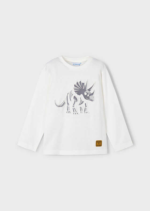 Camiseta m/l embossed