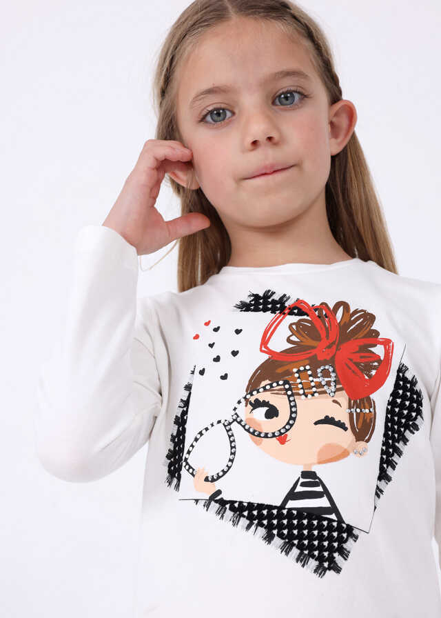 Camiseta m/l serigrafia