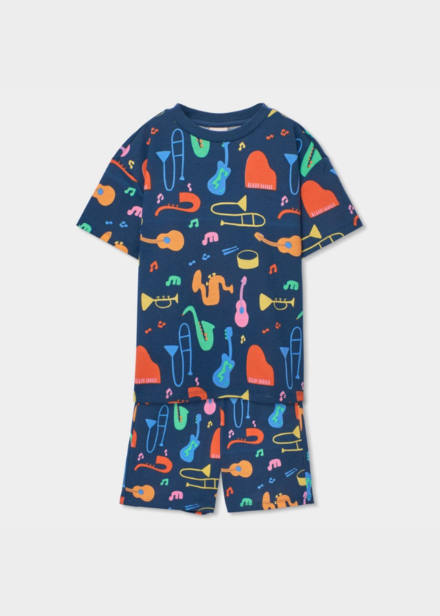 Pijama punto combinado
