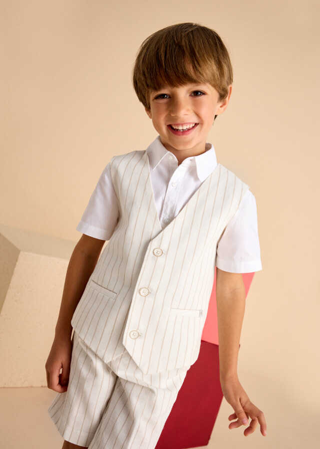Chaleco lino suiting