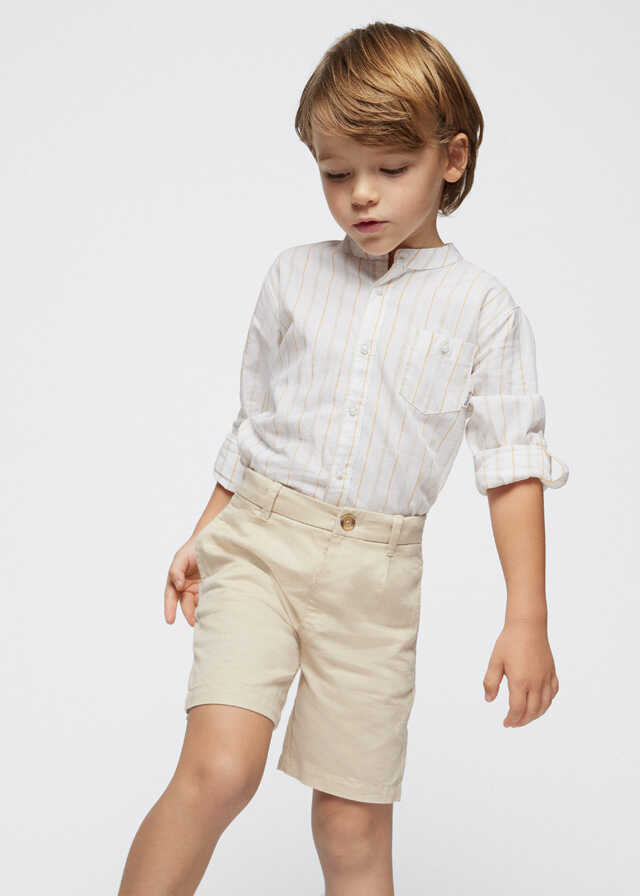 Conj. bermuda camisa m/l c/ma