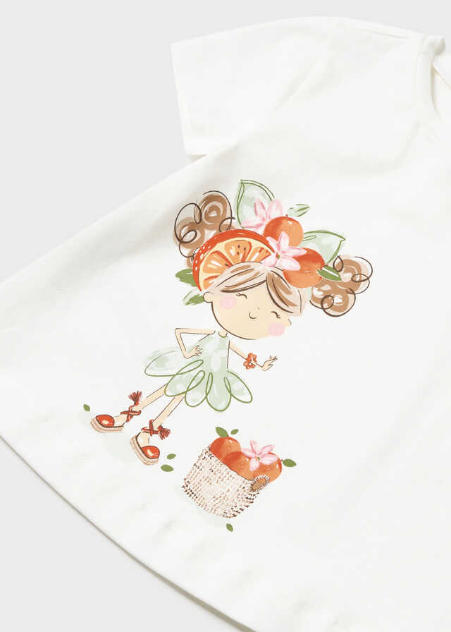 Conj. Camiseta m/c y Pantalon corto estampado