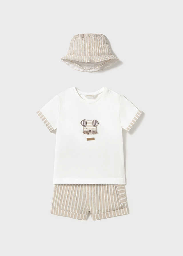 Conj. pantalon camiseta gorro