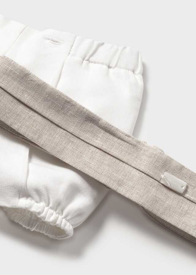 Conj. pantalon corto fajin