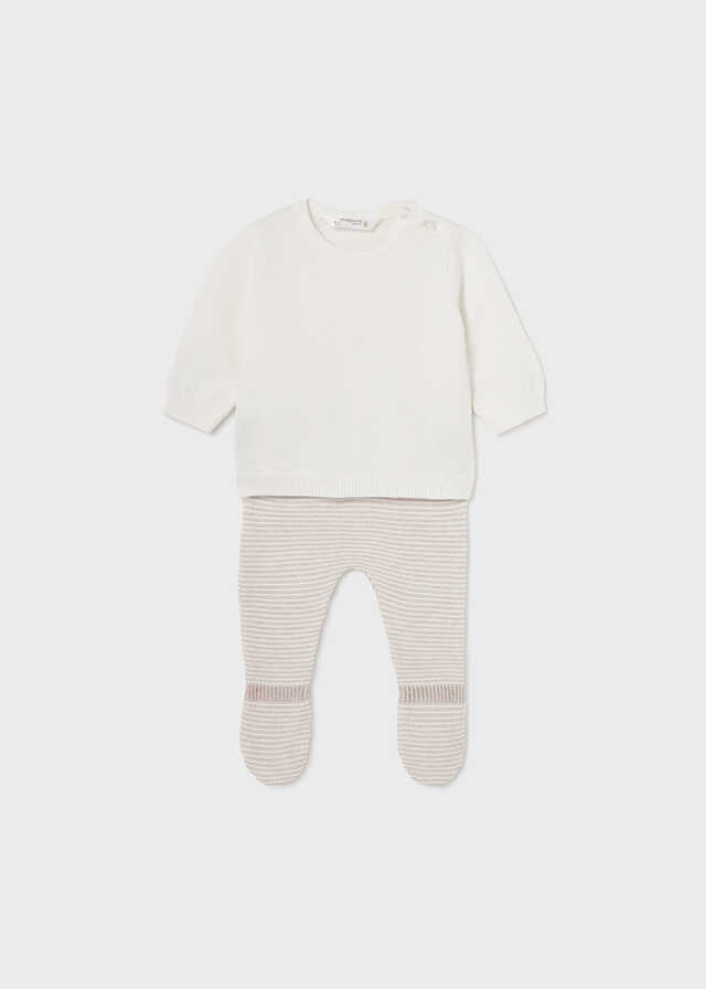 Conj. polaina tricot