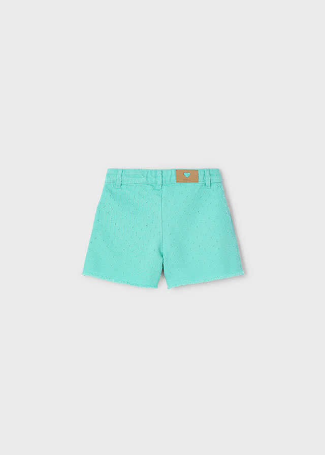 Pantalon corto sarga