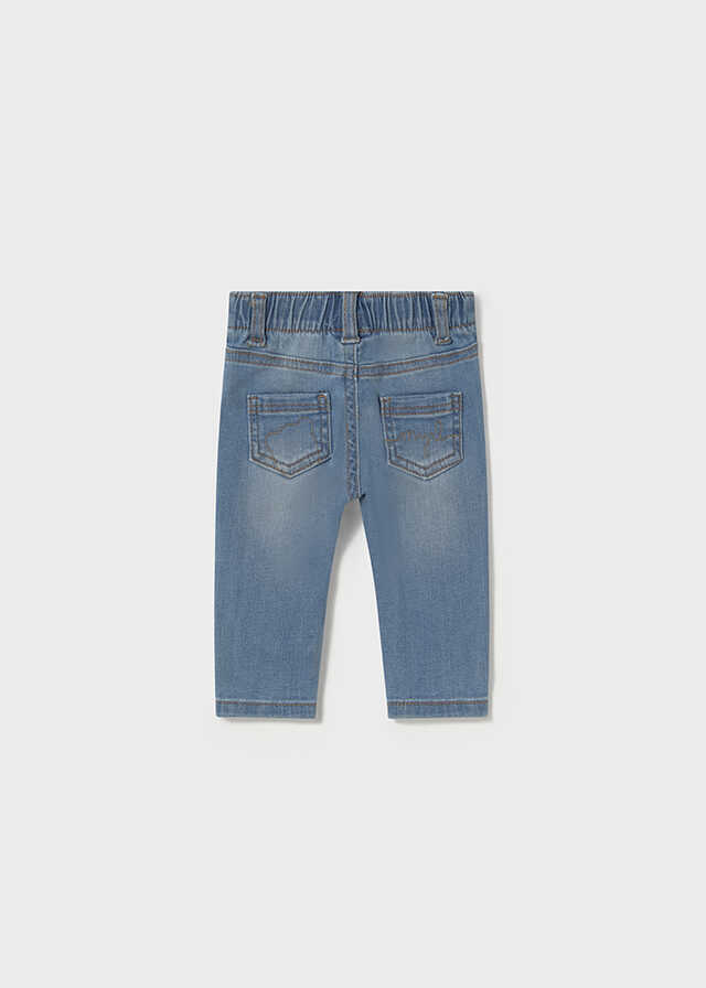 Pantalon largo tejano basico