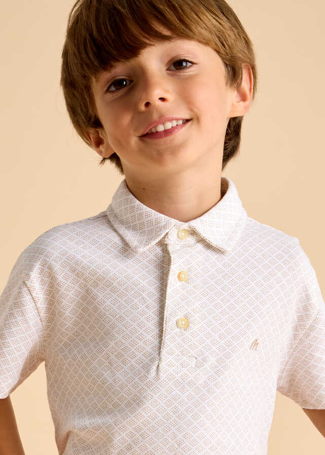 Polo m/c estampado