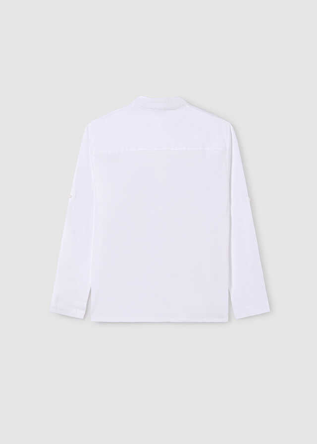 Polo m/l cuello panadero