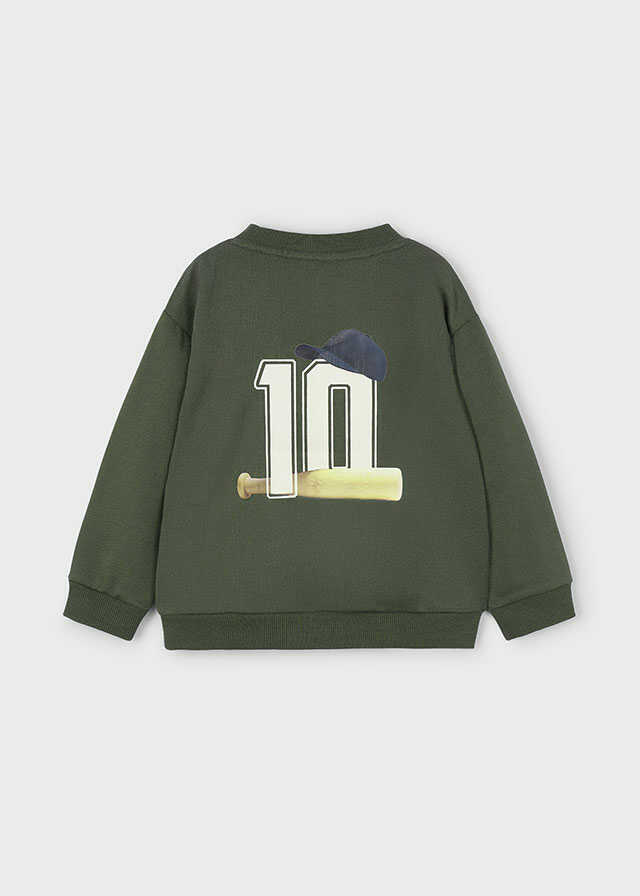 Pullover print espalda