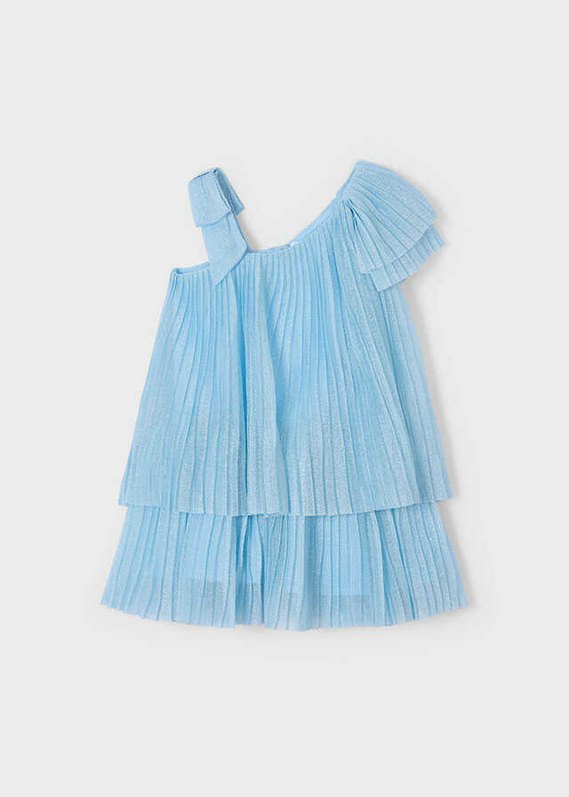 Vestido plisado punto