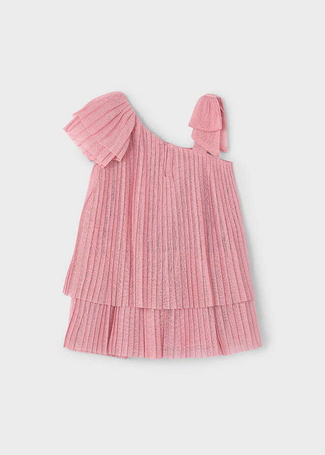 Vestido plisado punto