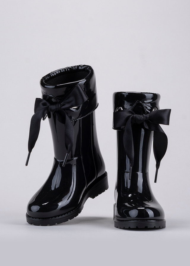 Patent Leather Campera Boots