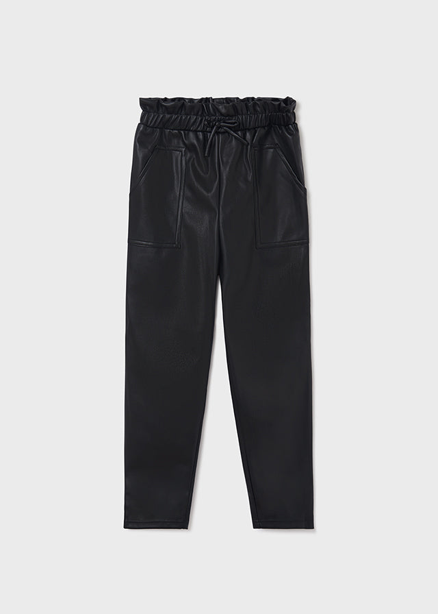 Pantalon largo polipiel