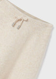 Conj. detalles manga y falda tricot