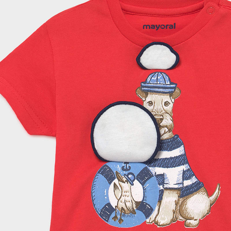 Camiseta m/c "play" perros